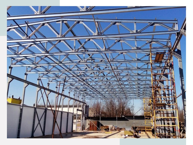 Строительство цехов в Азов от 616 руб. под ключ