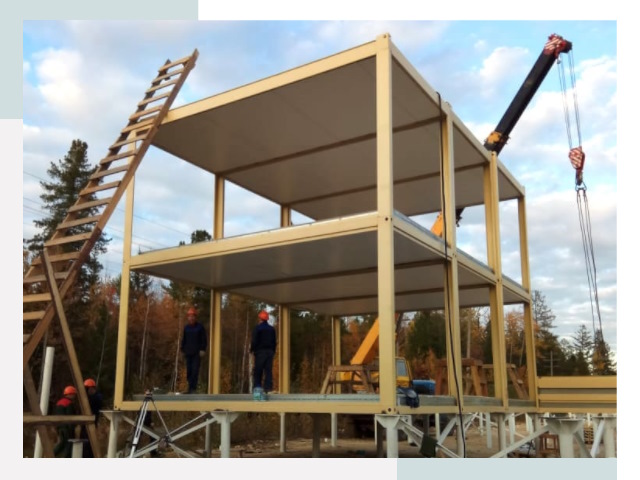 Строительство модульных здания Азов