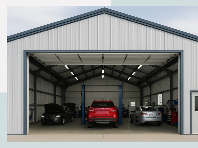 Ангары из сэндвич панелей от 616 руб. в Азов