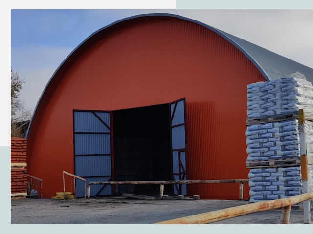 Полукруглые ангары по цене от 616 руб. в Азов