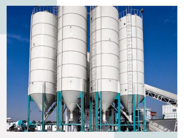 Строительство цементных силосов в Азове