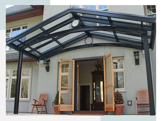 Козырьки металлические в Азове