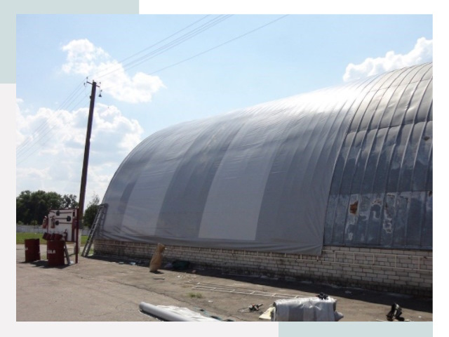 Ремонт ангаров в Азове