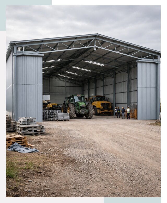 Ангары для сельхозтехники в Азове от 20538 р. | СтальСтрой-Азв