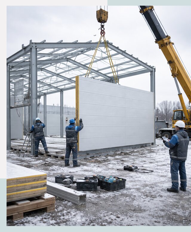 Строительство холодильных складов под ключ в Азове