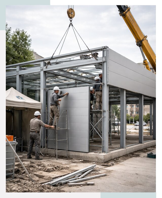 СтальСтрой-Азв: торговый павильон под ключ в Азове от 35942 р.