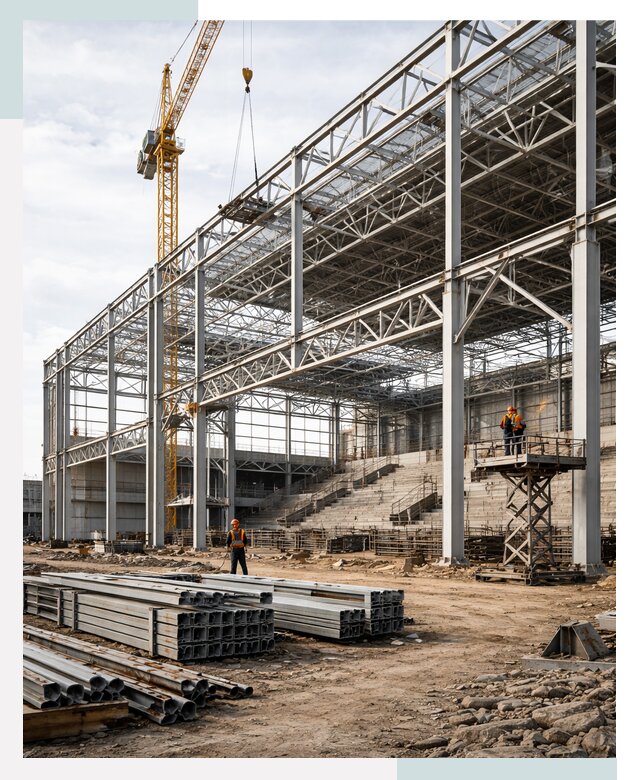 Строительство спортивных комплексов в Азове от 30807 р. | СтальСтрой-Азв