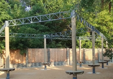 Терраса из металлоконструкций под ключ, проектирование, изготовление и монтаж от СтальСтрой-Азв